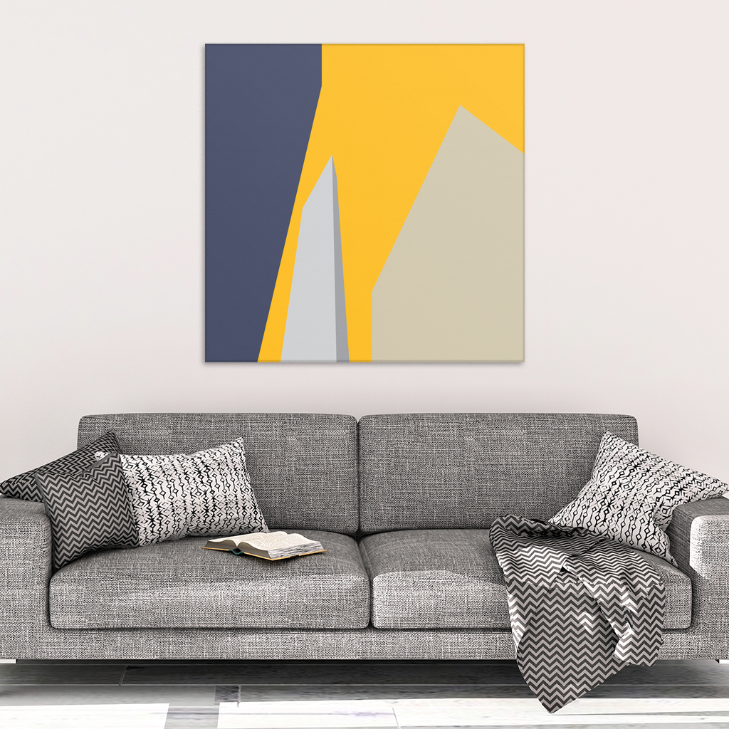 PINNACLES SQUARE CANVAS