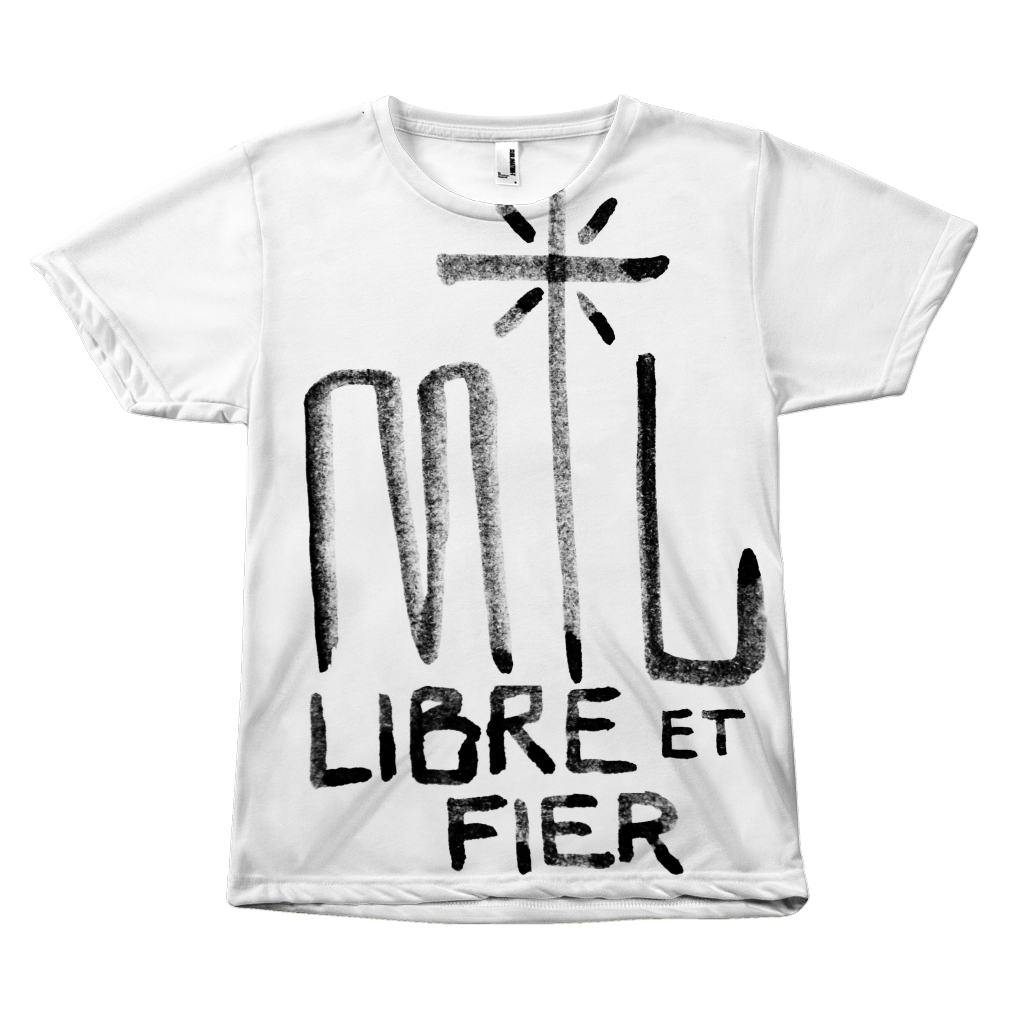 MTL LIBRE ET FIER T SHIRT